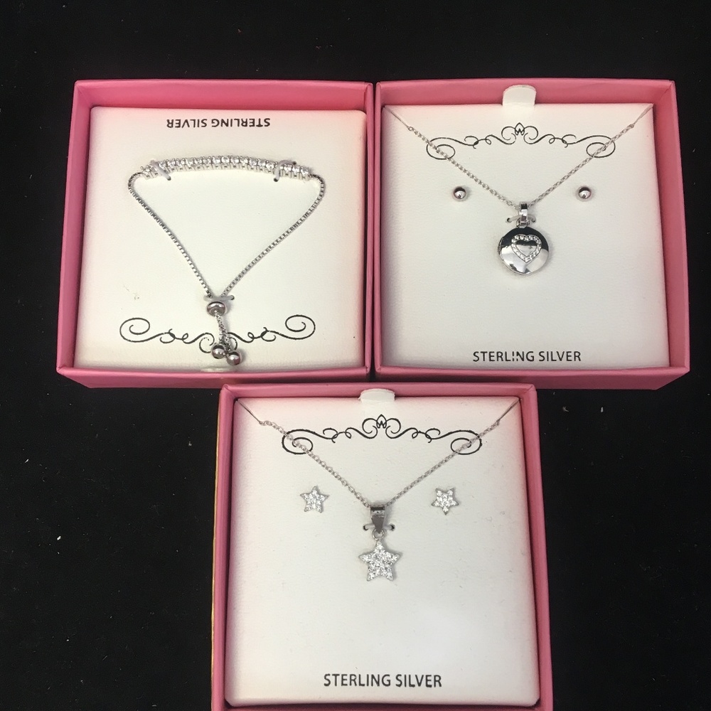 3 Piece Sterling Silver Jewelry Set   2044